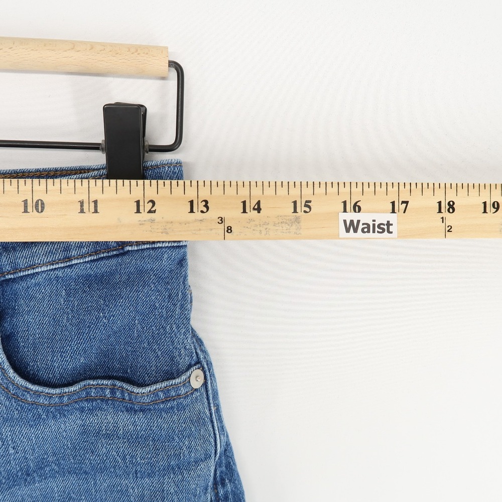 Madewell Perfect Vintage Wide-Leg Jeans Womens 25 Blue High Rise Crop Stretch - Picture 3 of 12